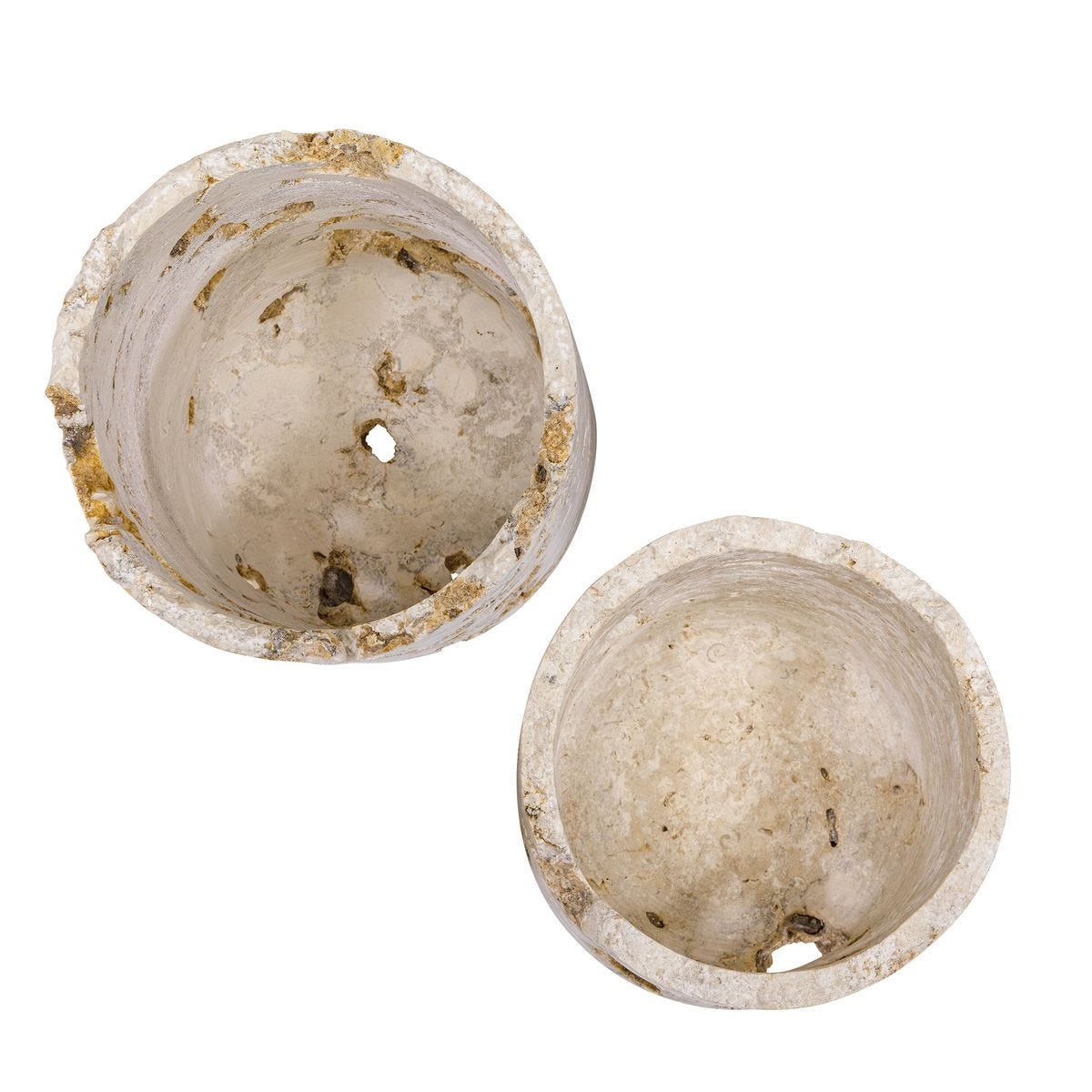 Quarried Stone Indoor-Outdoor Candleholders, S/2 - decor accents and accessories for every room | Image 11 | InSTYLE Home & Rugs