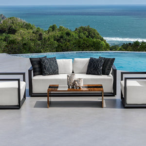Quarried Stone Indoor-Outdoor Candleholders, S/2 - decor accents and accessories for every room | Image 3 | InSTYLE Home & Rugs