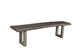 TAJ Dining Bench - Vinegar Matte