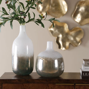Cardoni Vases, Smoke, S/2 - modern accessories for a personalized living space | Image 1 | InSTYLE Home & Rugs
