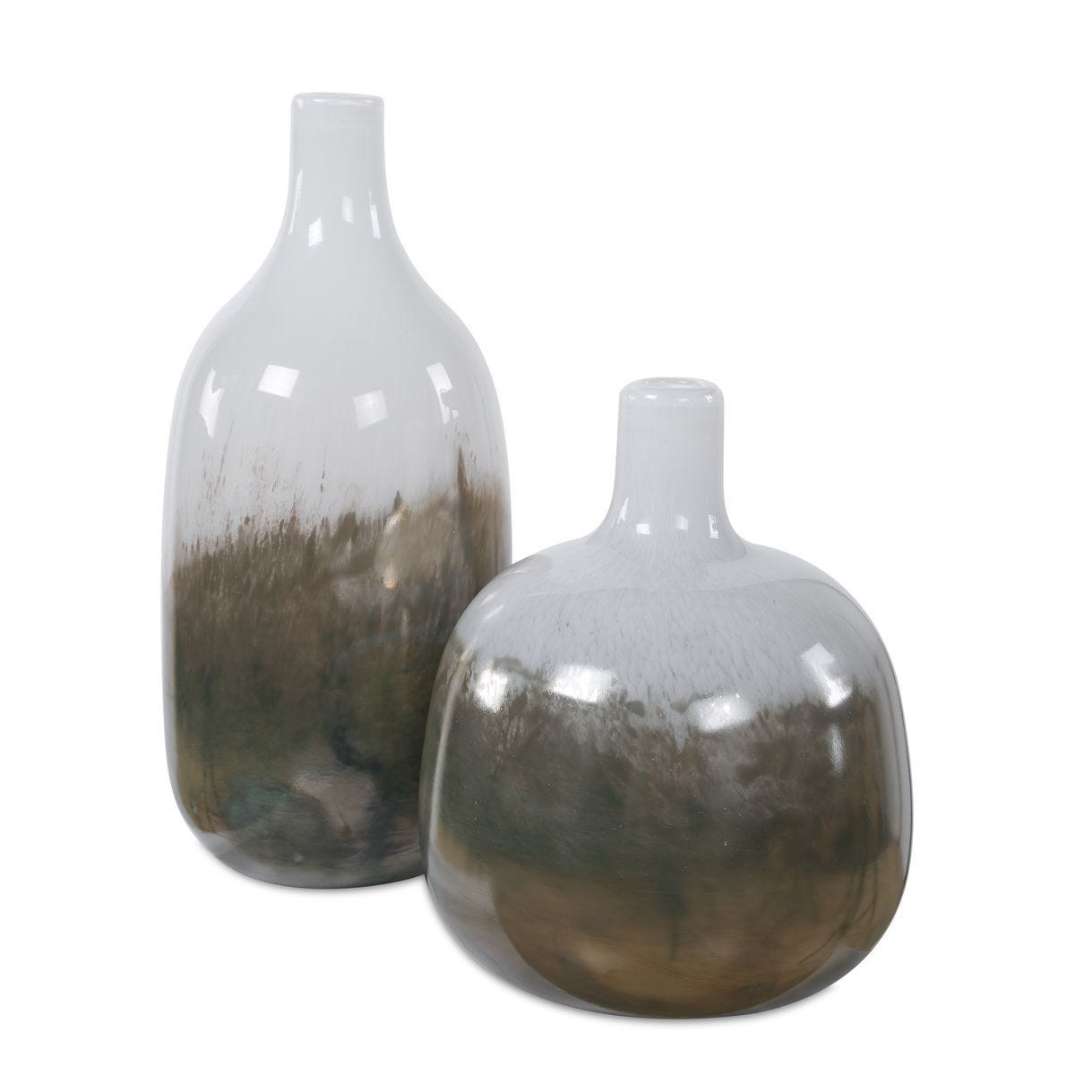 Cardoni Vases, Smoke, S/2 - modern accessories for a personalized living space | Image 2 | InSTYLE Home & Rugs