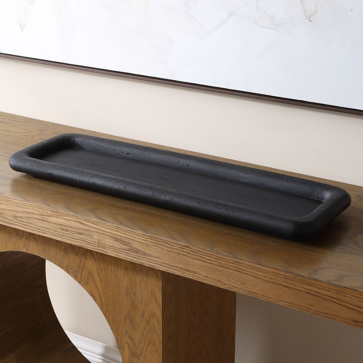 Shadowline Indoor-Outdoor Tray - perfect for serving or as a decorative centerpiece | Image 4 | InSTYLE Home & Rugs