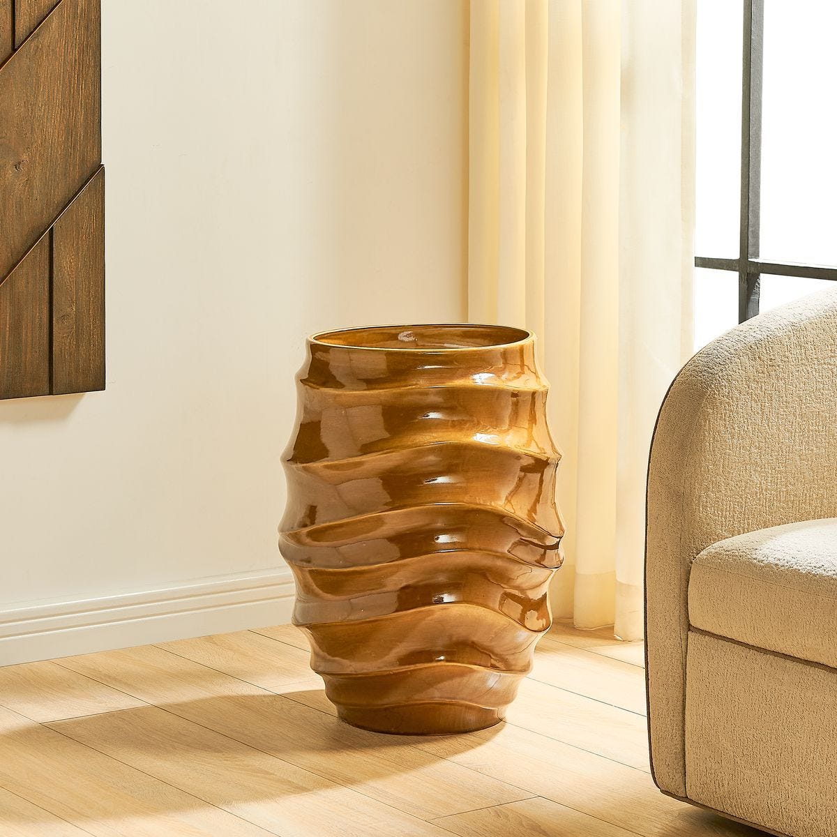 Canyon Wave Indoor-Outdoor Planter in Toronto - stylish plant pot