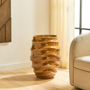 Canyon Wave Indoor-Outdoor Planter - decorative indoor planter for houseplants | Image 3 | InSTYLE Home & Rugs
