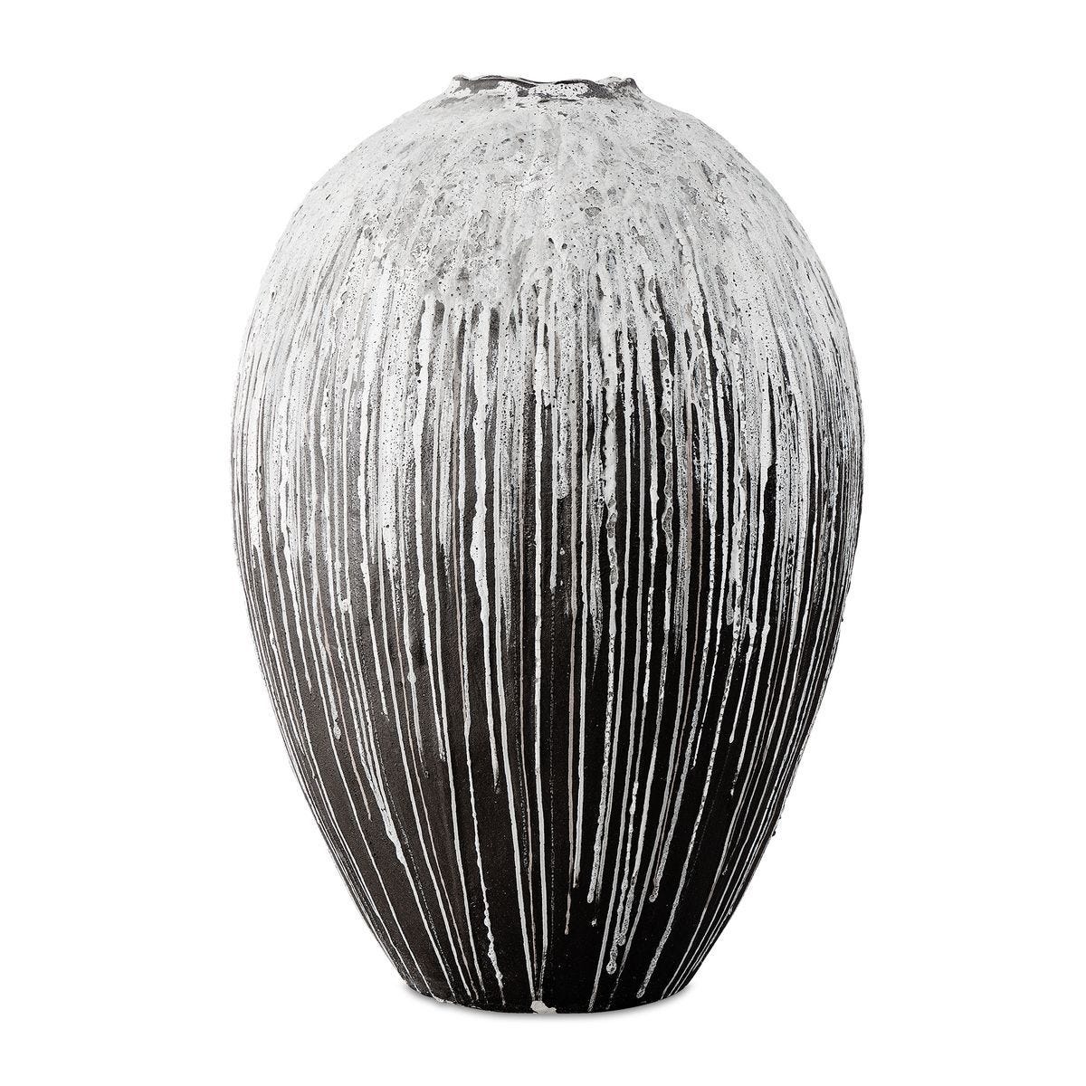 Chocolate Cascade Indoor-Outdoor Vase - elegant vase for adding a touch of style to any room | Image 1 | InSTYLE Home & Rugs