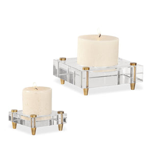 Claire Candleholders, S/2 - stylish home accessories to complete your decor | Image 2 | InSTYLE Home & Rugs