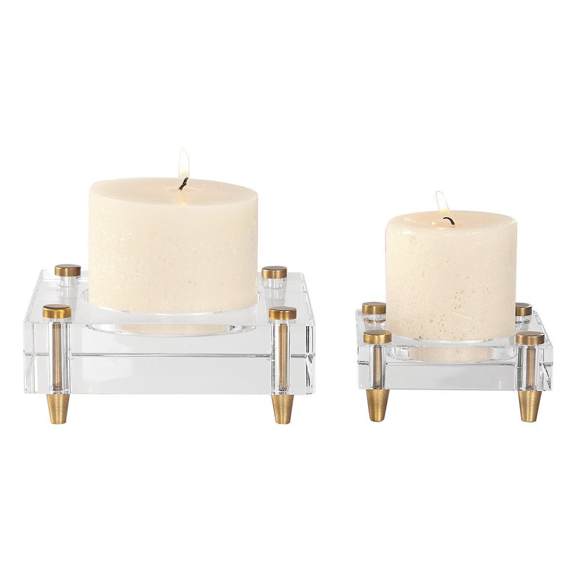 Claire Candleholders, S/2 - stylish home accessories to complete your decor | Image 3 | InSTYLE Home & Rugs