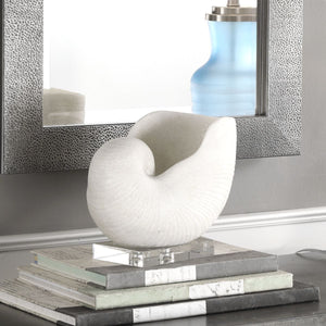 Nautilus Shell Sculpture - modern accessories for a personalized living space | Image 4 | InSTYLE Home & Rugs