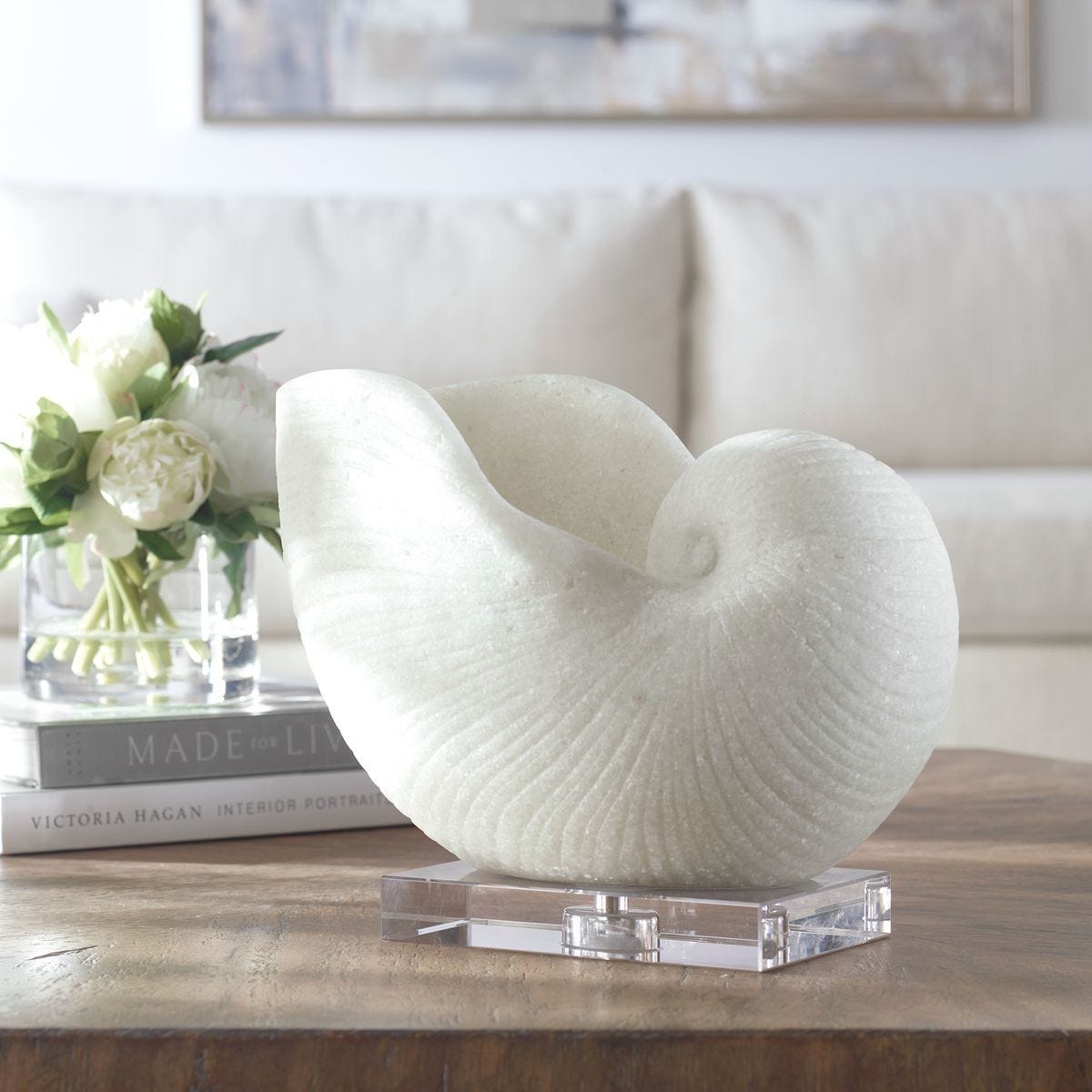 Nautilus Shell Sculpture - modern accessories for a personalized living space | Image 1 | InSTYLE Home & Rugs