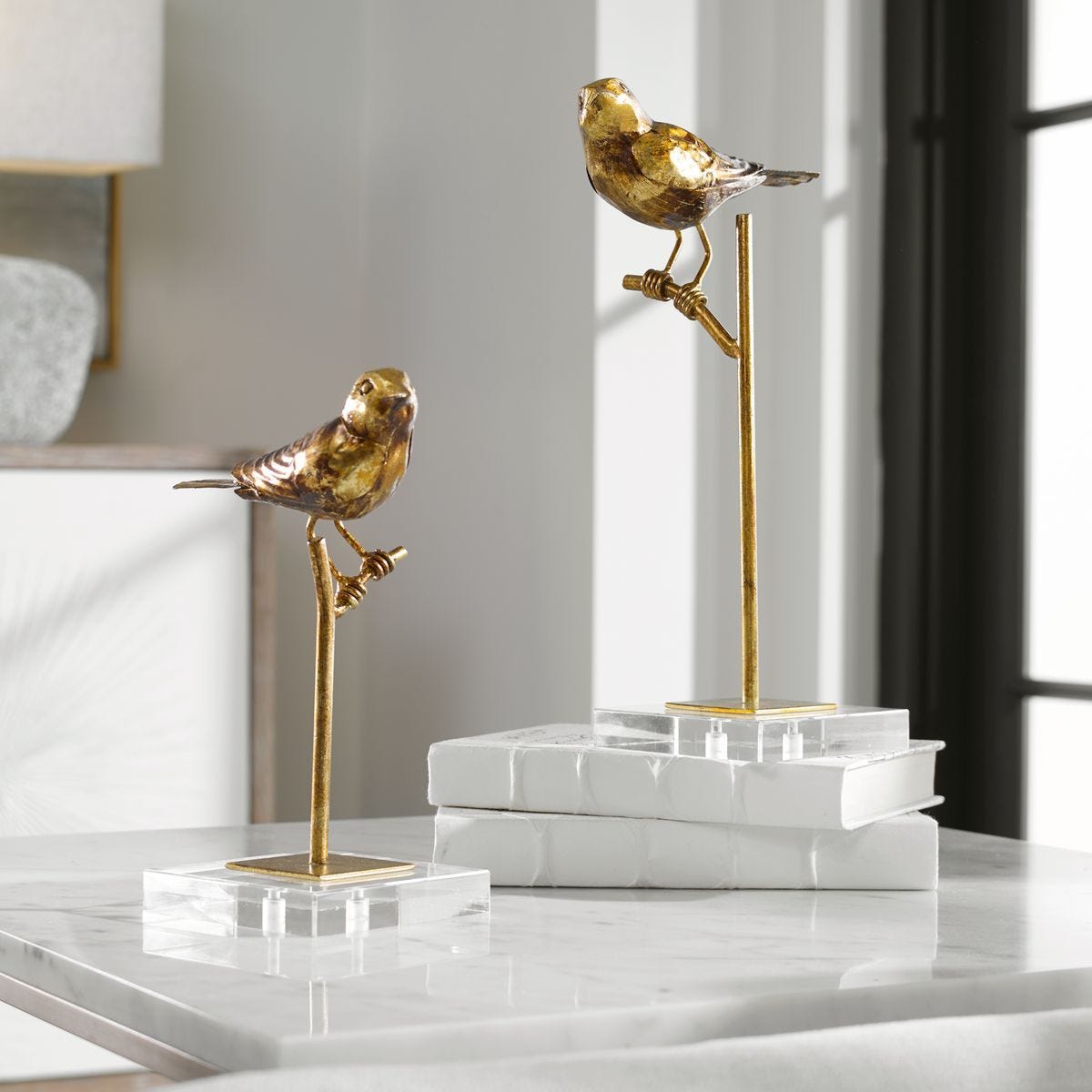 Passerines Figurines, S/2 - stylish home accessories to complete your decor | Image 1 | InSTYLE Home & Rugs