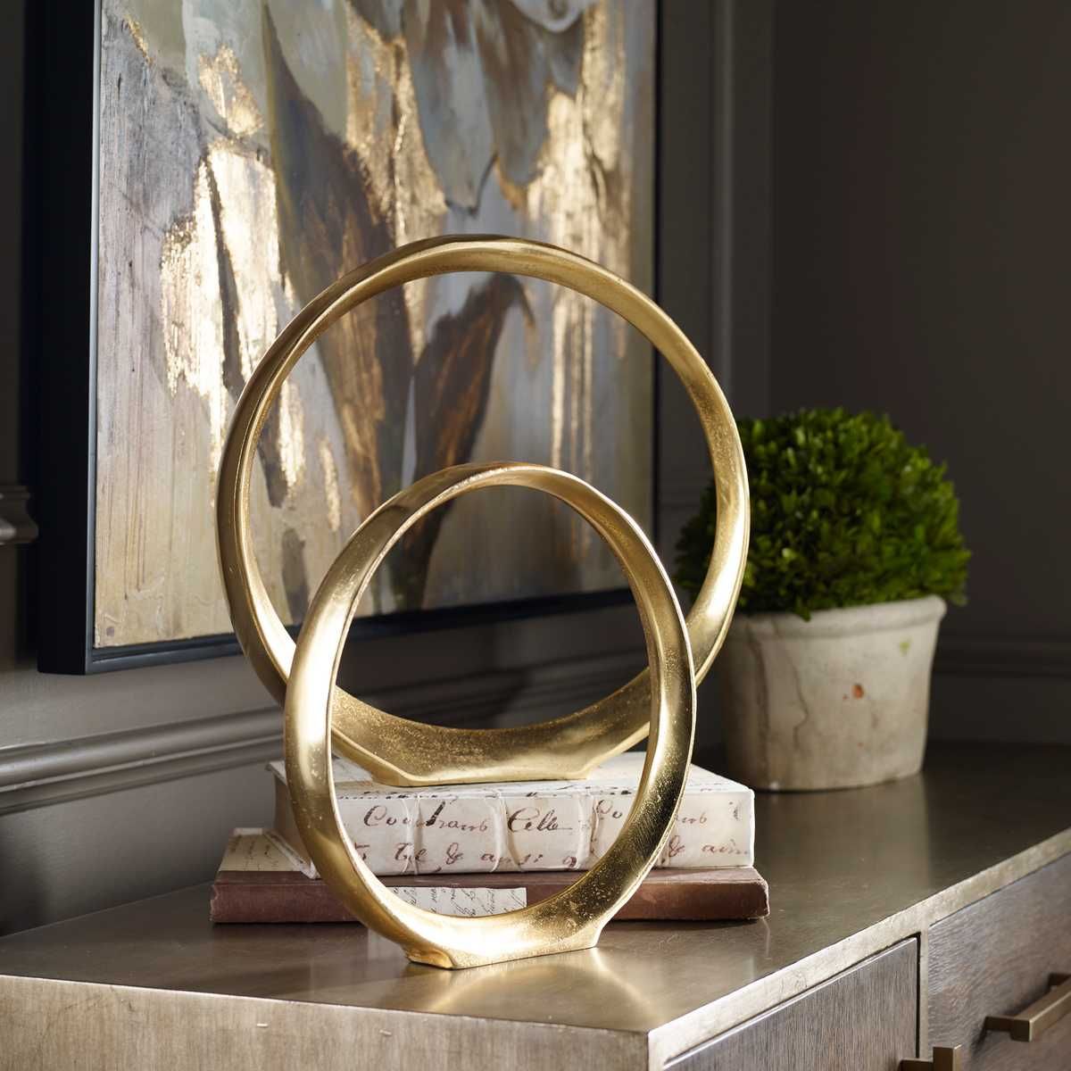 Jimena Ring Sculptures, S/2 - modern accessories for a personalized living space | Image 7 | InSTYLE Home & Rugs