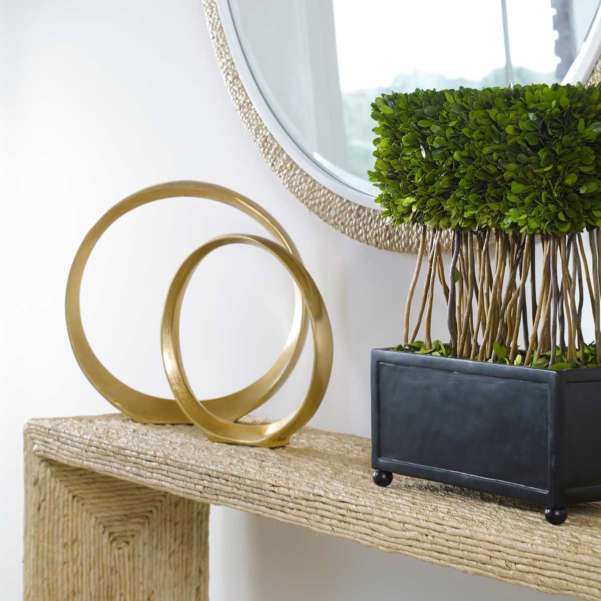 Jimena Ring Sculptures, S/2 - modern accessories for a personalized living space | Image 4 | InSTYLE Home & Rugs