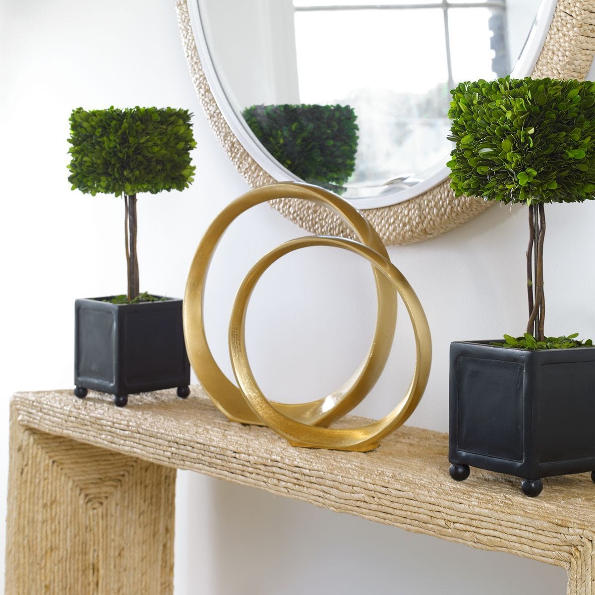Jimena Ring Sculptures, S/2 - modern accessories for a personalized living space | Image 1 | InSTYLE Home & Rugs