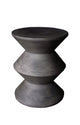 Concrete Inverted Side Table - Dark Grey