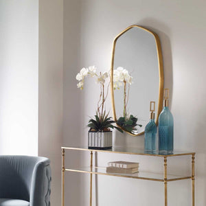 Duronia Mirror, Gold - available in various shapes, sizes, and frame styles | Image 9 | InSTYLE Home & Rugs