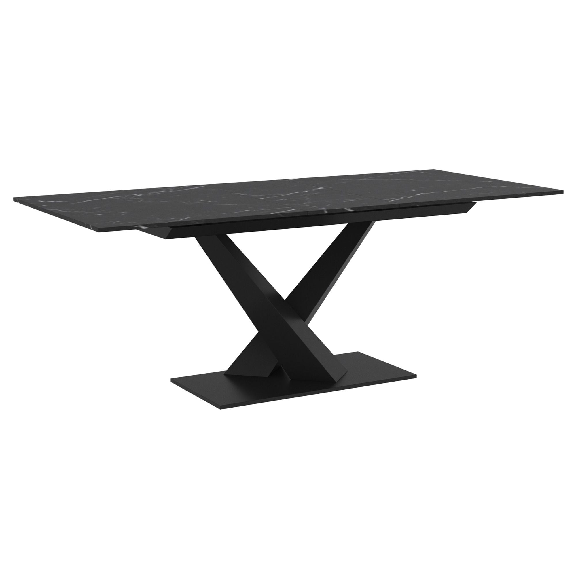 Julius Dining Table with Extension, 63"-79" - perfect for family meals | Image 4 | InSTYLE Home & Rugs
