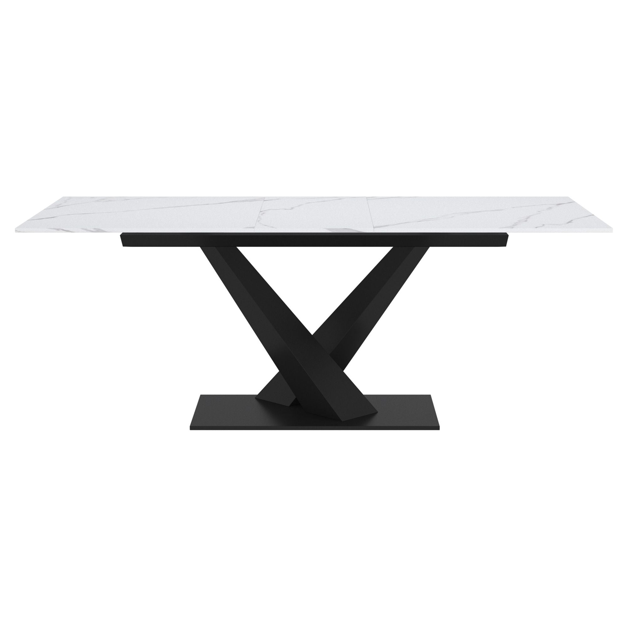 Julius Dining Table with Extension, 63"-79" - perfect for family meals | Image 13 | InSTYLE Home & Rugs