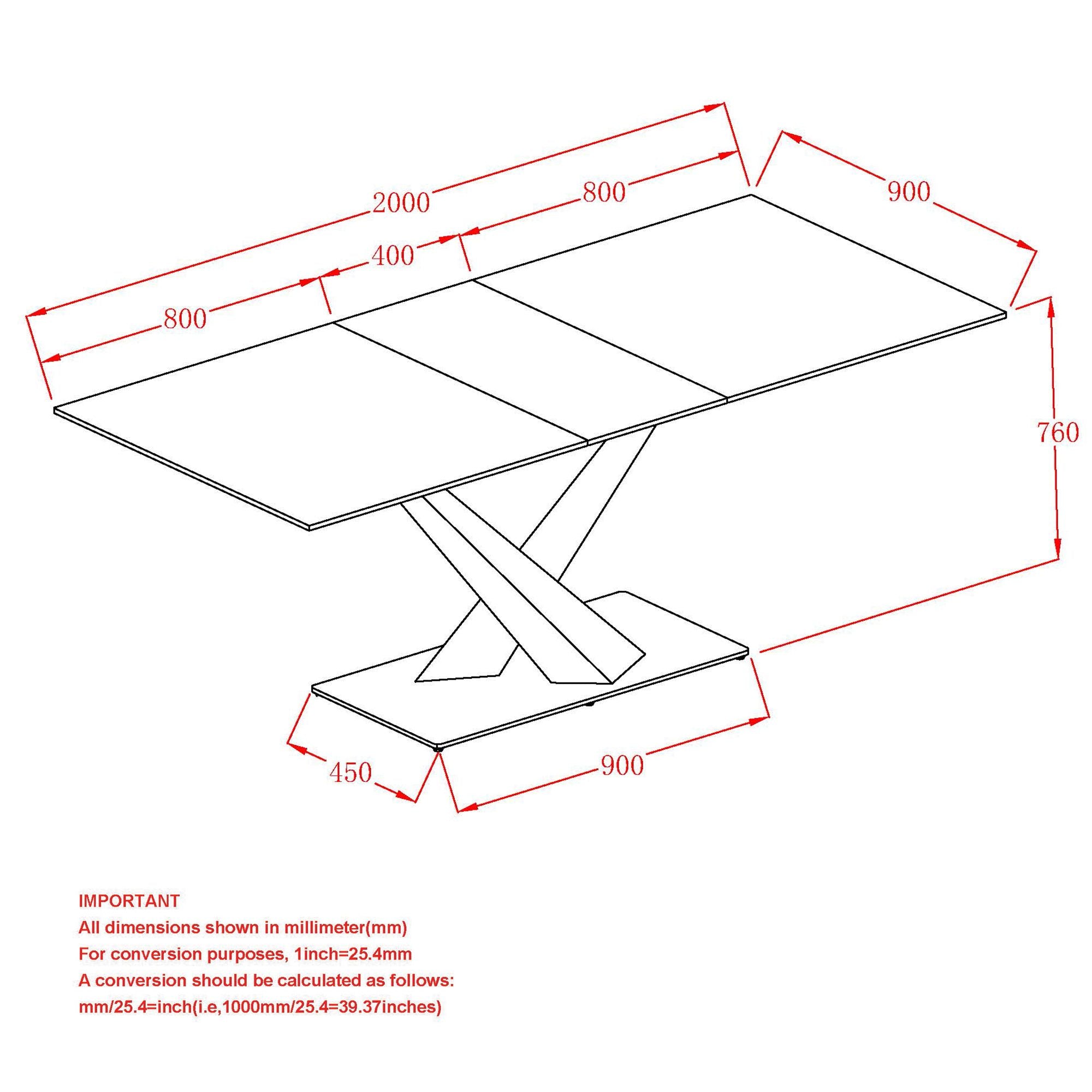 Julius Dining Table with Extension, 63"-79" - perfect for family meals | Image 16 | InSTYLE Home & Rugs