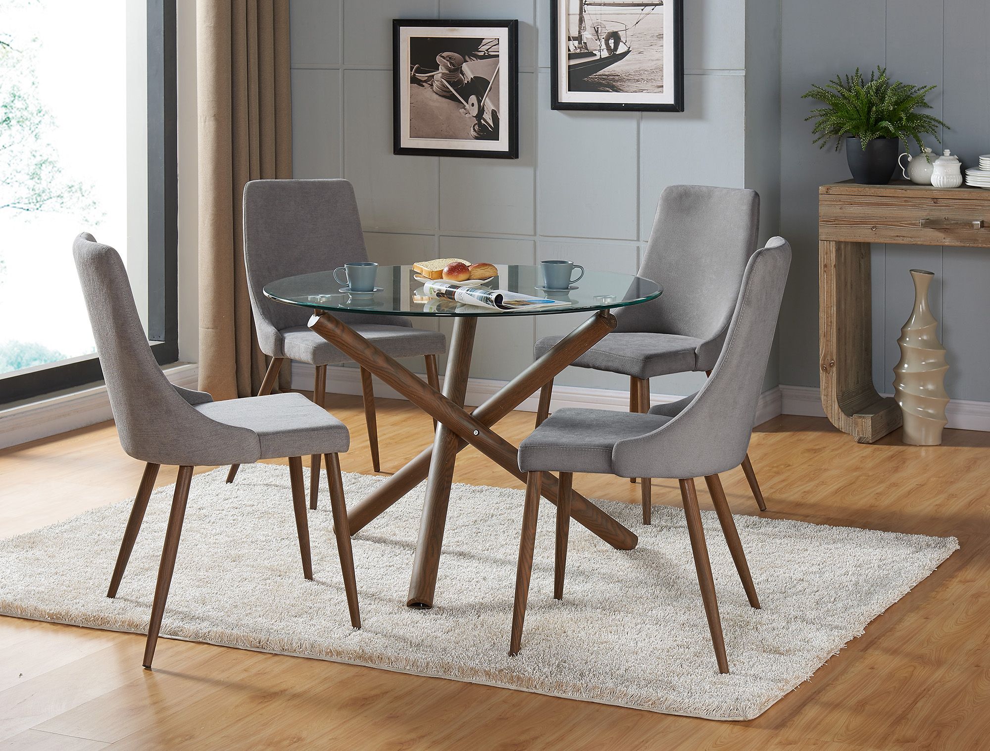 Rocca Round Dining Table - stylish dining tables for gatherings | Image 5 | InSTYLE Home & Rugs