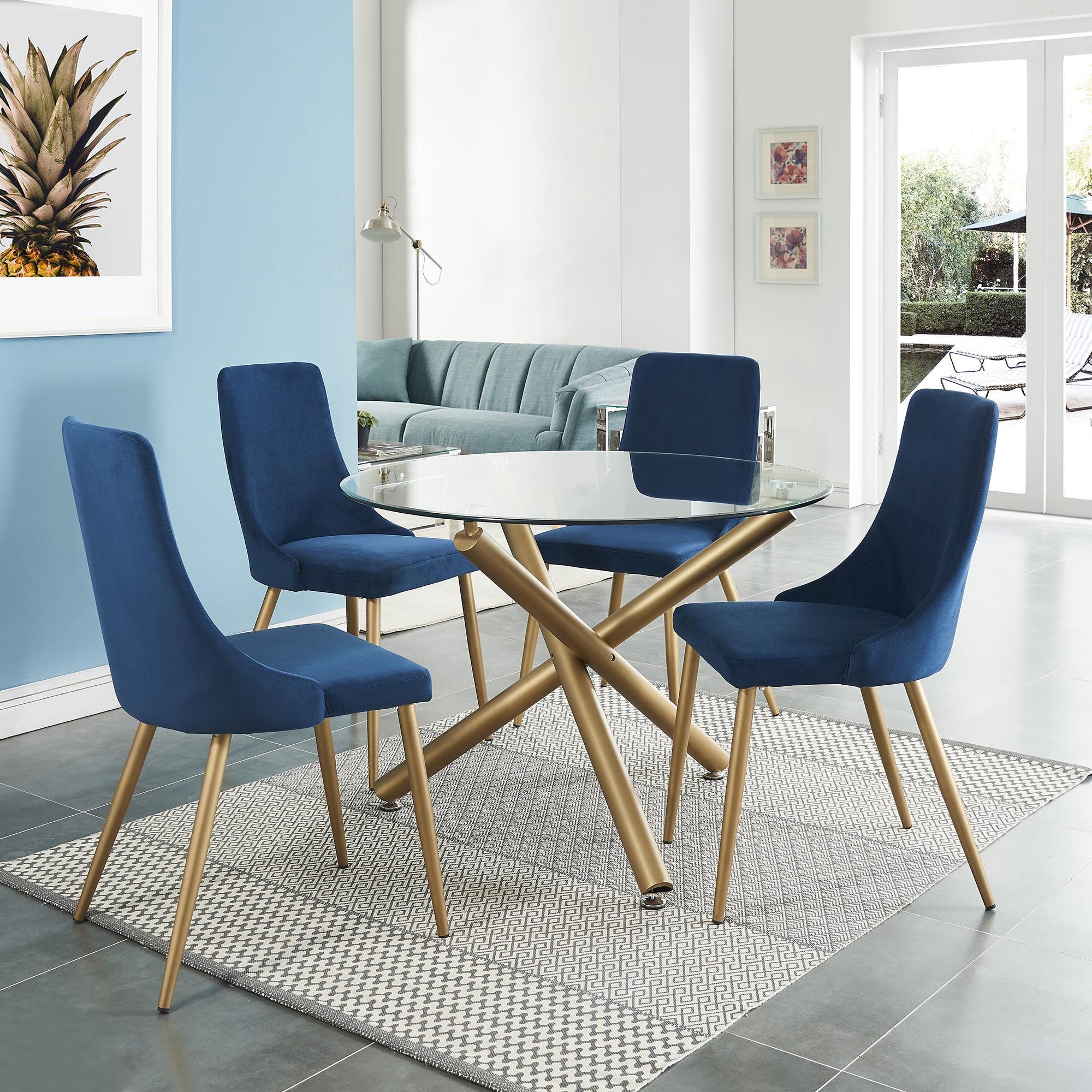 Carmilla Round Dining Table, 40" - elegant tables for dining rooms | Image 4 | InSTYLE Home & Rugs