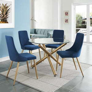 Carmilla Round Dining Table, 40" - elegant tables for dining rooms | Image 4 | InSTYLE Home & Rugs