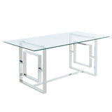 Eros Rectangular Dining Table - perfect for family meals | Image 2 | InSTYLE Home & Rugs