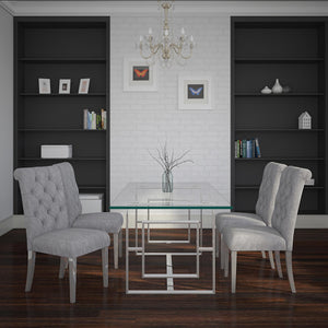 Eros Rectangular Dining Table, 71" - perfect for family meals | Image 15 | InSTYLE Home & Rugs