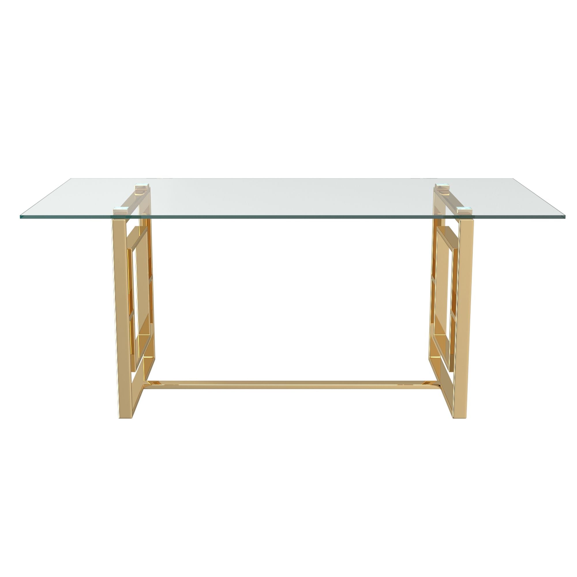 Eros Rectangular Dining Table, 71" - perfect for family meals | Image 4 | InSTYLE Home & Rugs