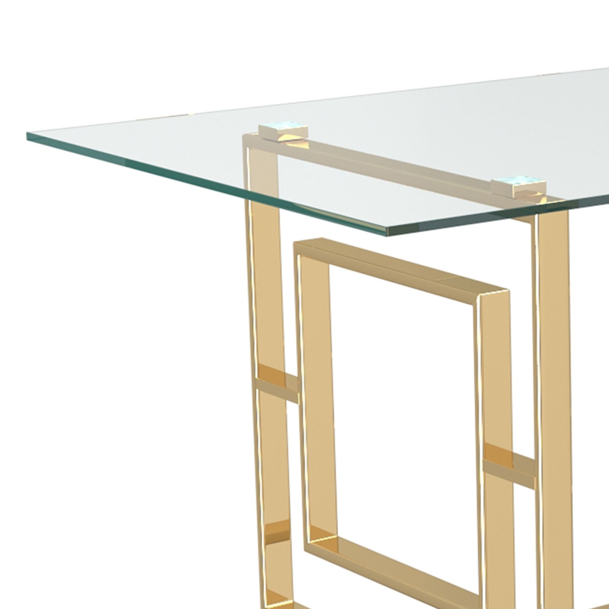 Eros Rectangular Dining Table, 71" - perfect for family meals | Image 7 | InSTYLE Home & Rugs