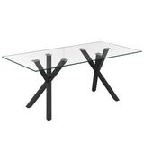 Stark Rectangular Dining Table - perfect for family meals | Image 1 | InSTYLE Home & Rugs