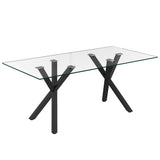 Stark Rectangular Dining Table, 71" - perfect for family meals | Image 1 | InSTYLE Home & Rugs