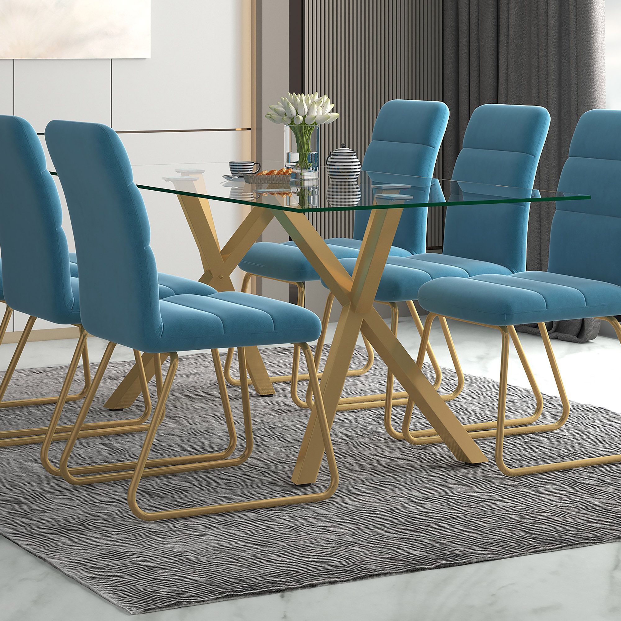 Stark Rectangular Dining Table - elegant tables for dining rooms | Image 2 | InSTYLE Home & Rugs