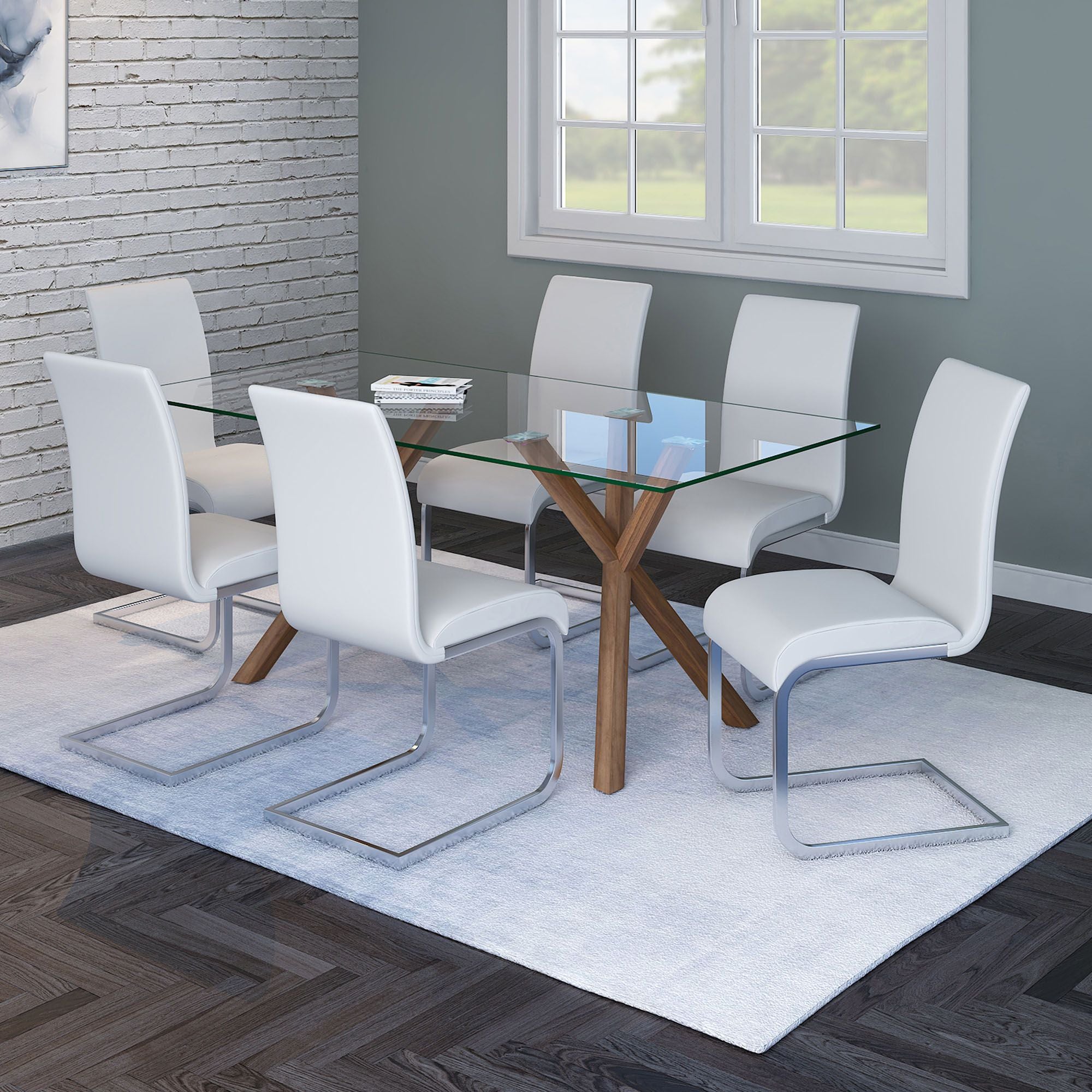 Stark Rectangular Dining Table, 71" - perfect for family meals | Image 10 | InSTYLE Home & Rugs