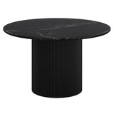 Jilsa Round Dining Table, 51" - 15-201-551BLK | InSTYLE Home & Rugs