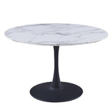 Zilo 48" Round Dining Table - stylish dining tables for gatherings | Image 2 | InSTYLE Home & Rugs