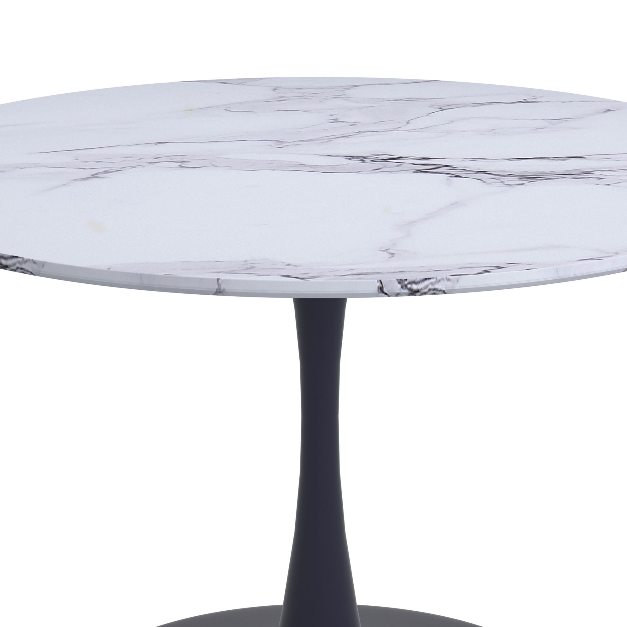 Zilo Round Pedestal Dining Table, 48" - stylish dining tables for gatherings | Image 11 | InSTYLE Home & Rugs