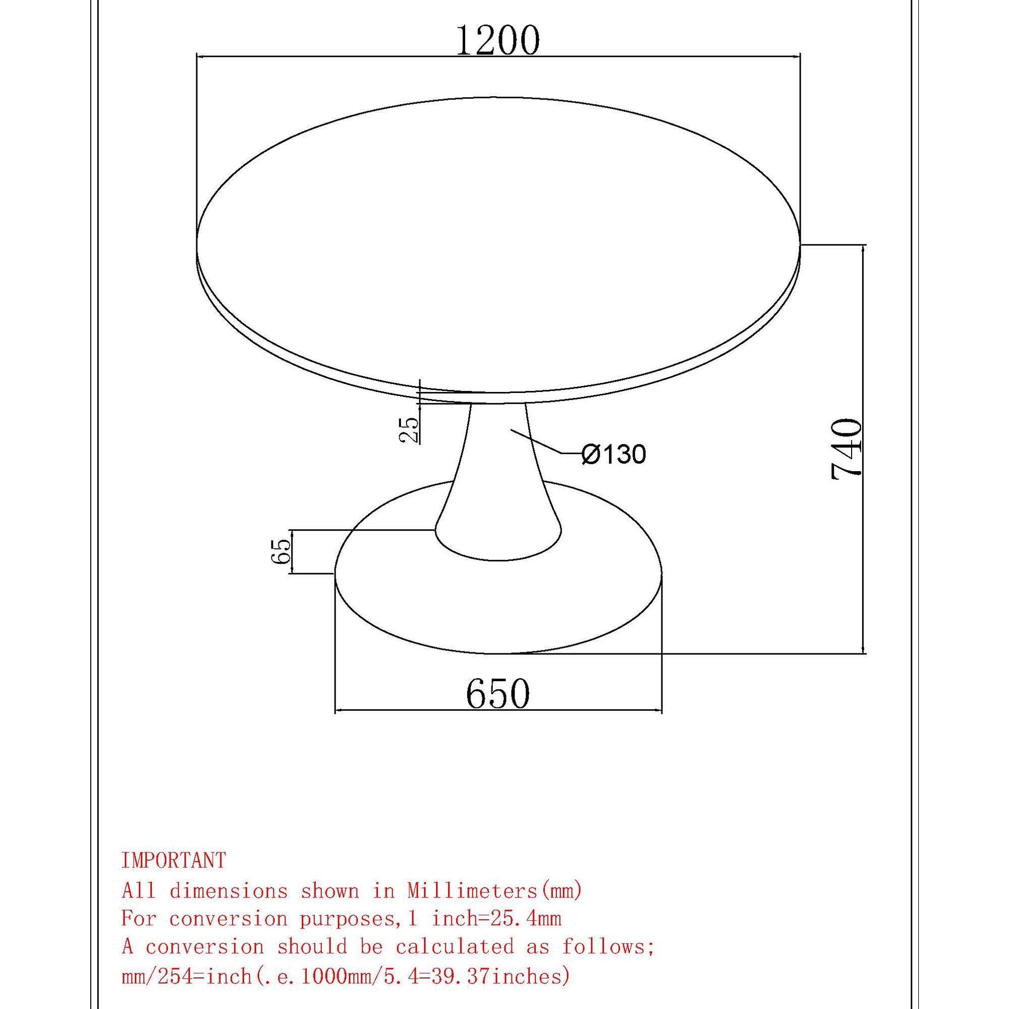 Zilo Round Pedestal Dining Table, 48" - elegant tables for dining rooms | Image 16 | InSTYLE Home & Rugs