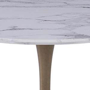 Zilo Round Pedestal Dining Table, 48" - elegant tables for dining rooms | Image 4 | InSTYLE Home & Rugs