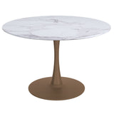 Zilo Round Pedestal Dining Table, 48" - elegant tables for dining rooms | Image 1 | InSTYLE Home & Rugs
