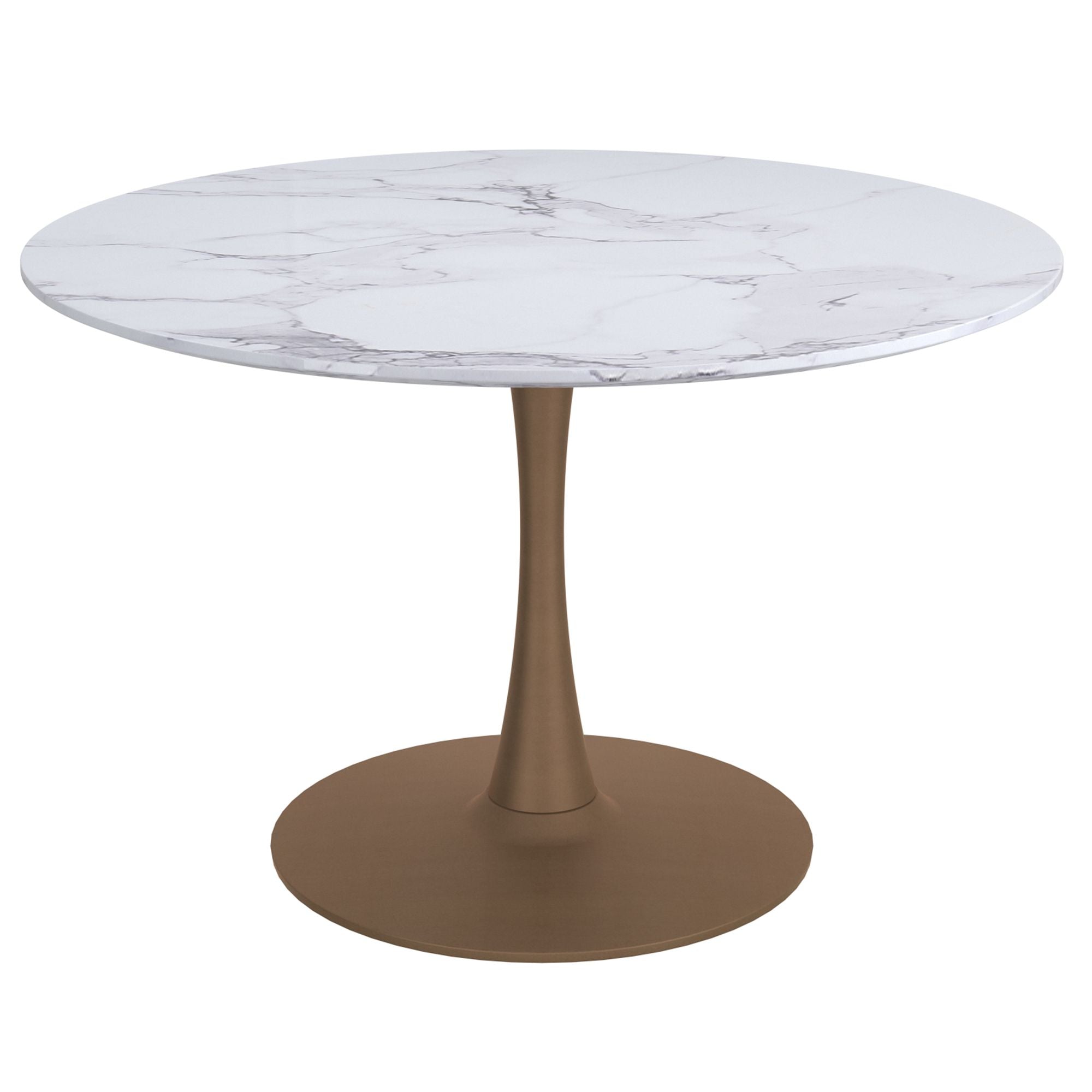 Zilo Round Pedestal Dining Table, 48" - elegant tables for dining rooms | Image 1 | InSTYLE Home & Rugs