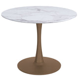 Zilo 40" Round Dining Table - perfect for family meals | Image 1 | InSTYLE Home & Rugs