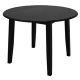 Conrad Round Drop-Leaf Dining Table, 42" - perfect for family meals | Image 1 | InSTYLE Home & Rugs