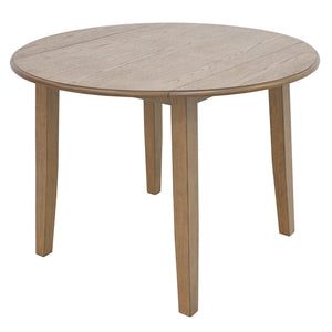 Conrad Round Drop-Leaf Dining Table, 42" - perfect for family meals | Image 2 | InSTYLE Home & Rugs