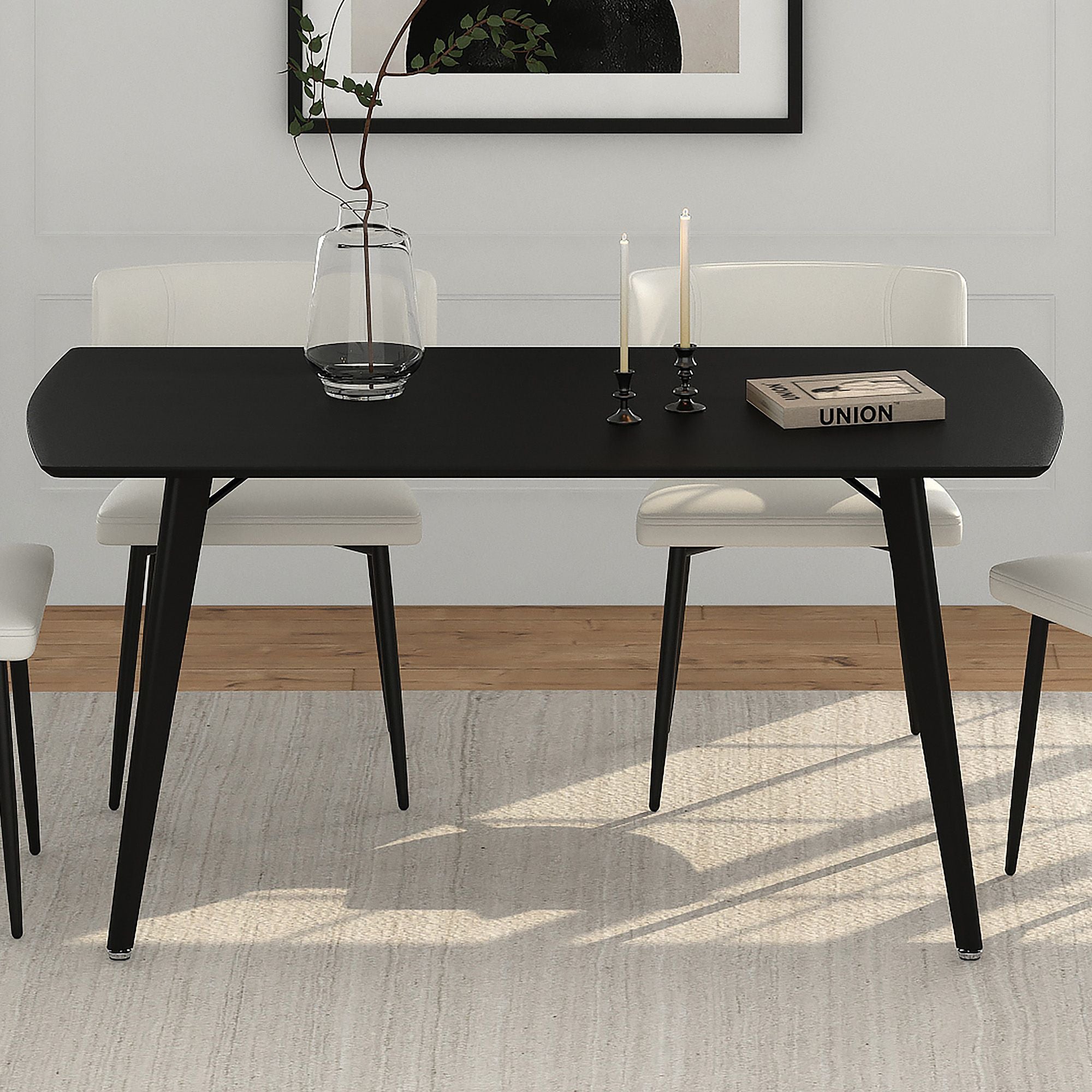 Leon Rectangular Dining Table - stylish dining tables for gatherings | Image 3 | InSTYLE Home & Rugs