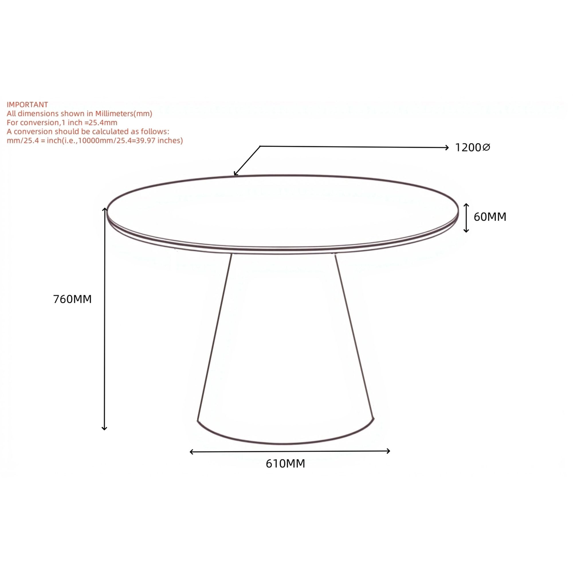 Galio Round Dining Table, 47" - perfect for family meals | Image 8 | InSTYLE Home & Rugs