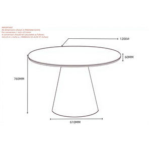 Galio Round Dining Table, 47" - perfect for family meals | Image 8 | InSTYLE Home & Rugs