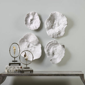 Sea Coral Wall Decor, S/4 - transform your walls with stylish wall decor | Image 1 | InSTYLE Home & Rugs