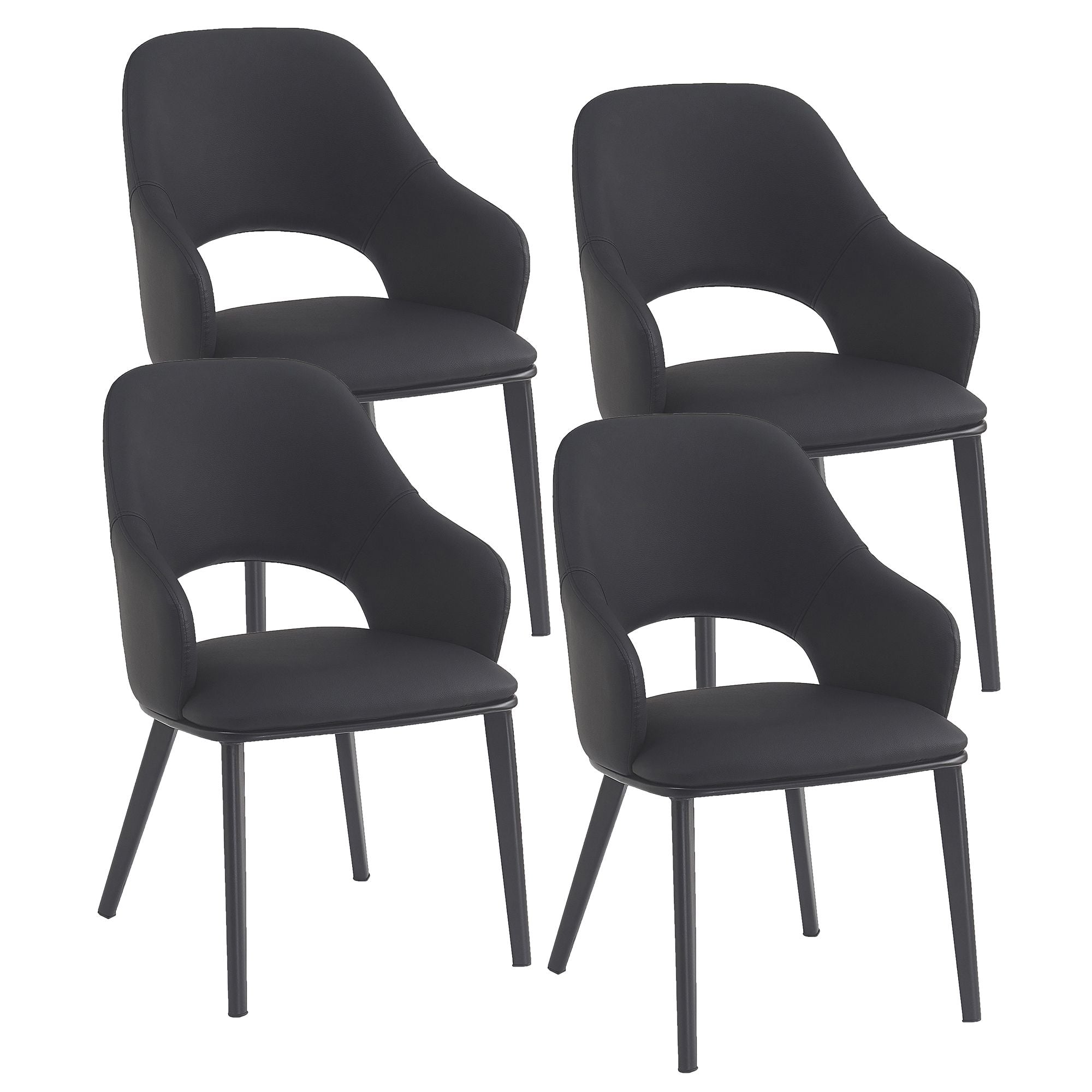 Denzel Dining Chair, set of 4 - stylish chairs for any table | Image 7 | InSTYLE Home & Rugs