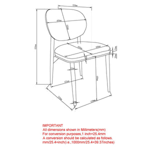 Gideon Dining Chair, set of 4 - comfortable dining experience | Image 8 | InSTYLE Home & Rugs