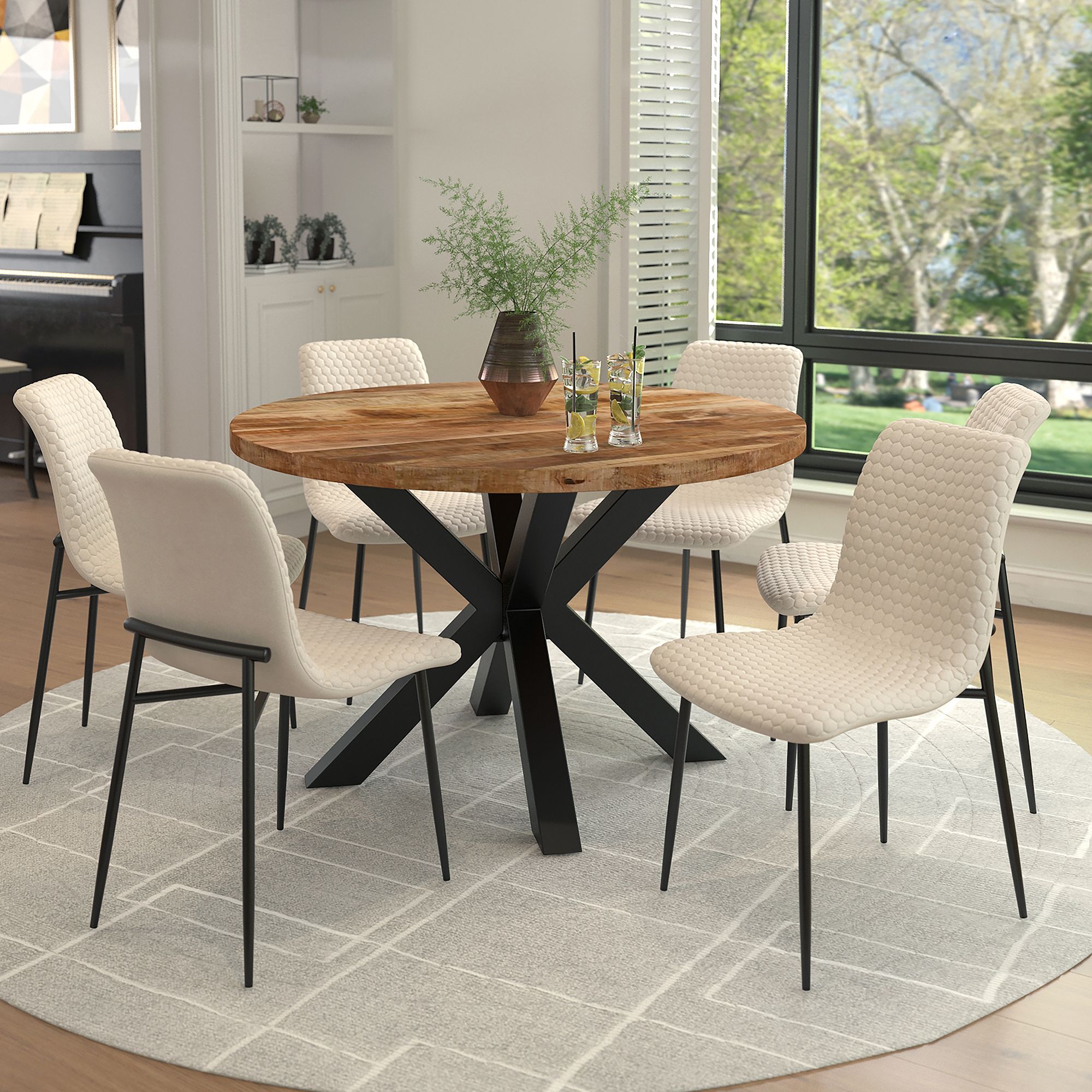 Brixx Dining Chair, set of 2, - variety of styles from classic to contemporary | Image 4 | InSTYLE Home & Rugs